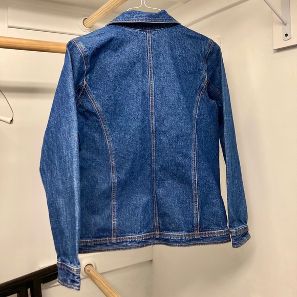 LIKE NEW Bill Blass Denim Jacket - Darkwash - Picture 3 of 8